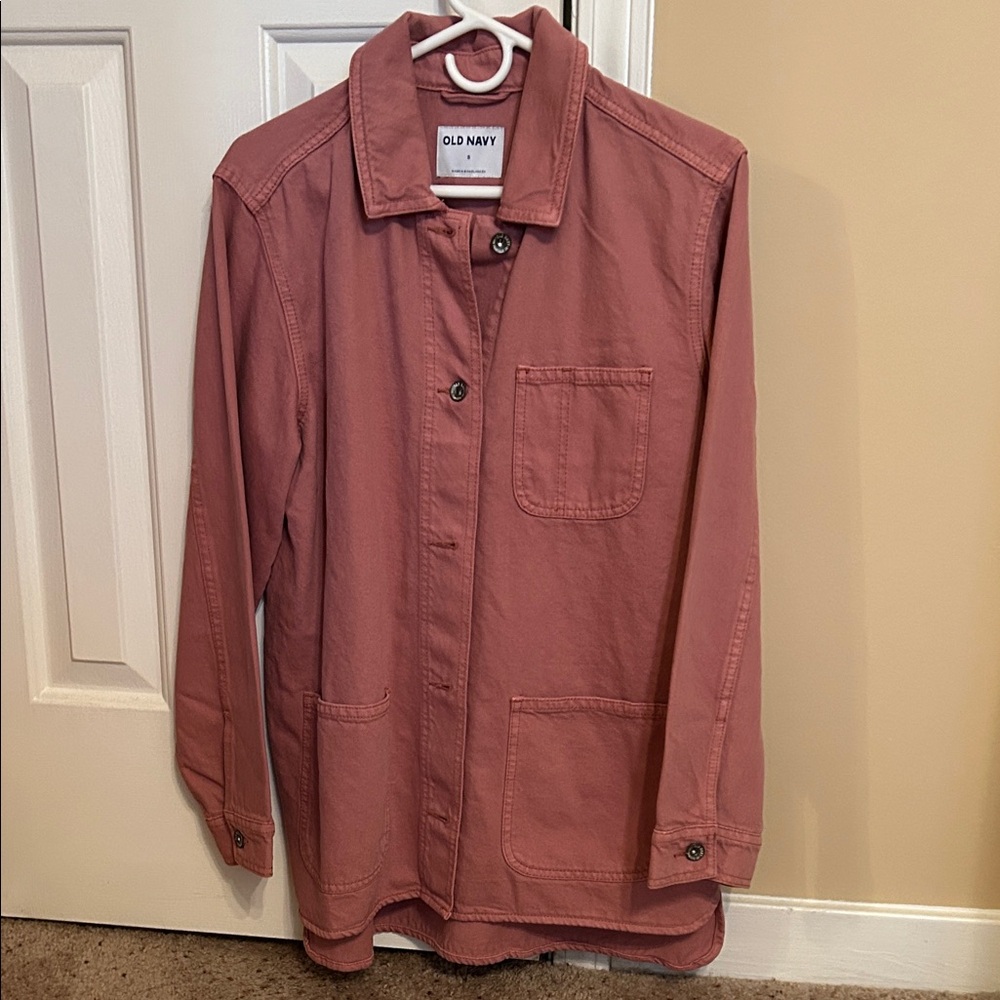 Old Navy Rose Button-Up Jacket - image 1